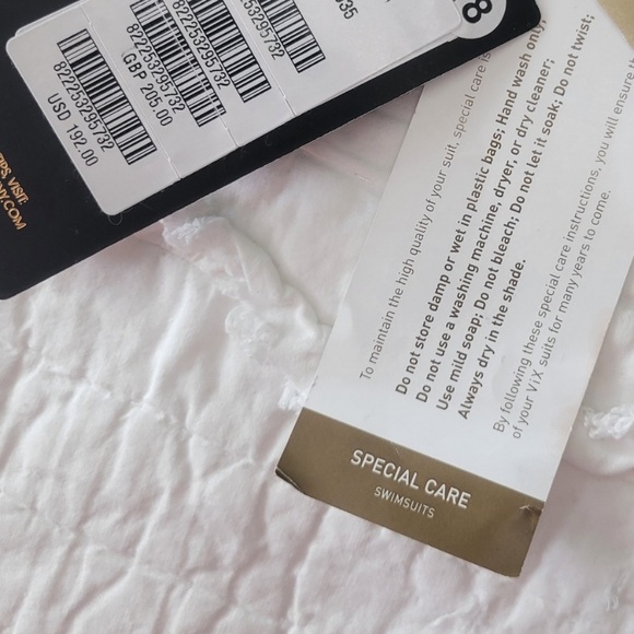 VIX Paula Hermanny Striped Underwire Lace Up Back Bikini Top SNWT 24K Gold - Picture 7 of 7